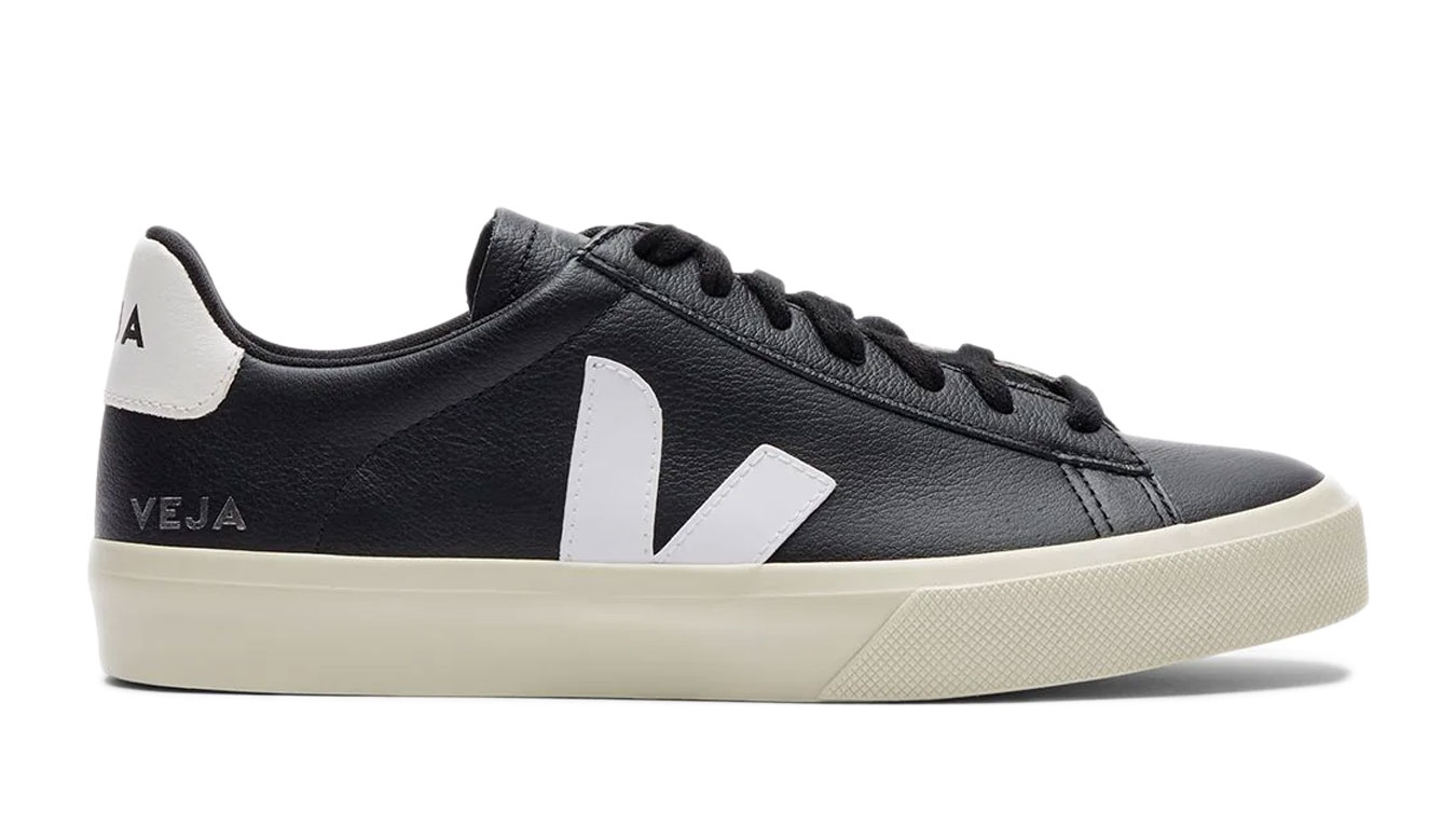 Image of Veja Campo Chromefree Leather Black White PL