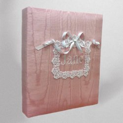 Image of Venice Lace Personalized Baby Memory Book