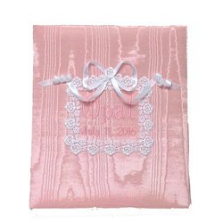 Image of Venice Lace Personalized Baby Photo Album - Large - Ring Bound
