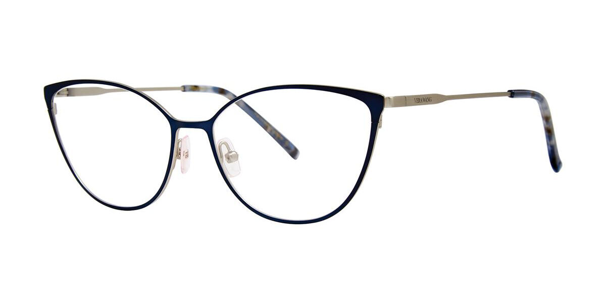 Image of Vera Wang V595 Cobalt 53 Niebieskie Damskie Okulary Korekcyjne PL