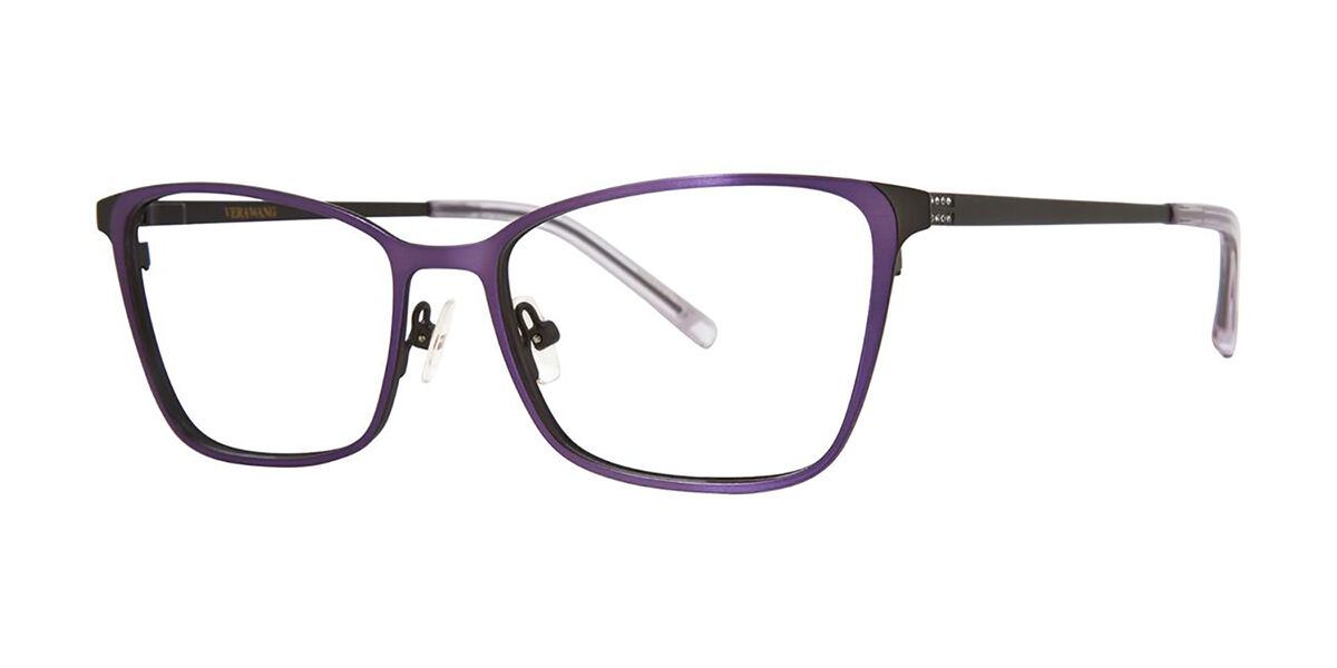 Image of Vera Wang VA42 Lila 53 Purple Glasögon (Endast Båge) Män SEK