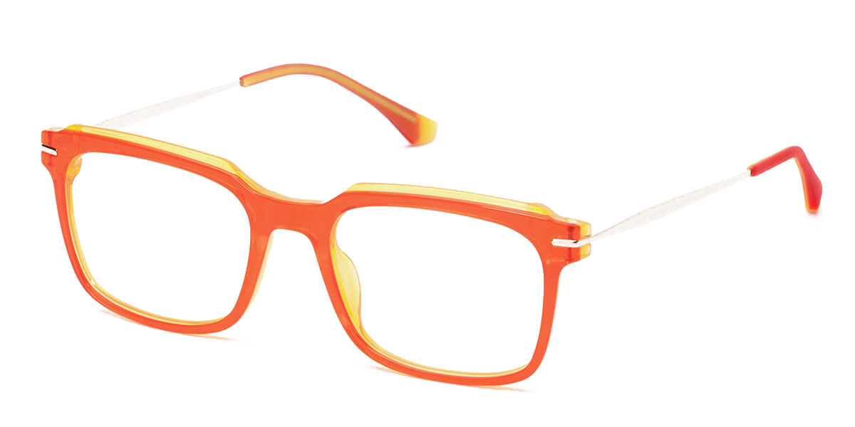 Image of Vermelhosele PICO 5 Óculos de Grau Laranjas Masculino BRLPT