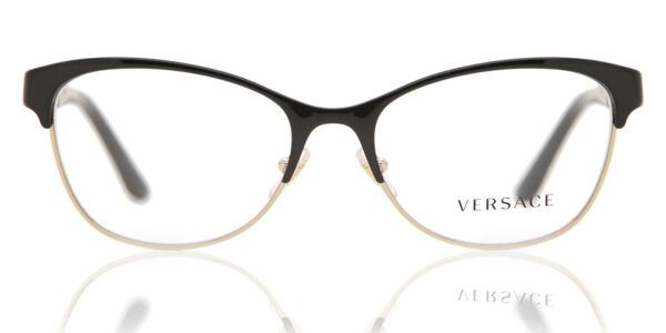 Image of Versace VE1233Q 1366 Óculos de Grau Dourados Feminino PRT
