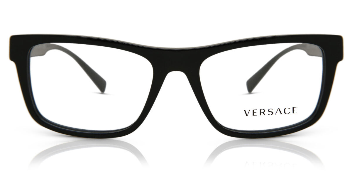 Image of Versace VE3277 GB1 Óculos de Grau Pretos Masculino PRT