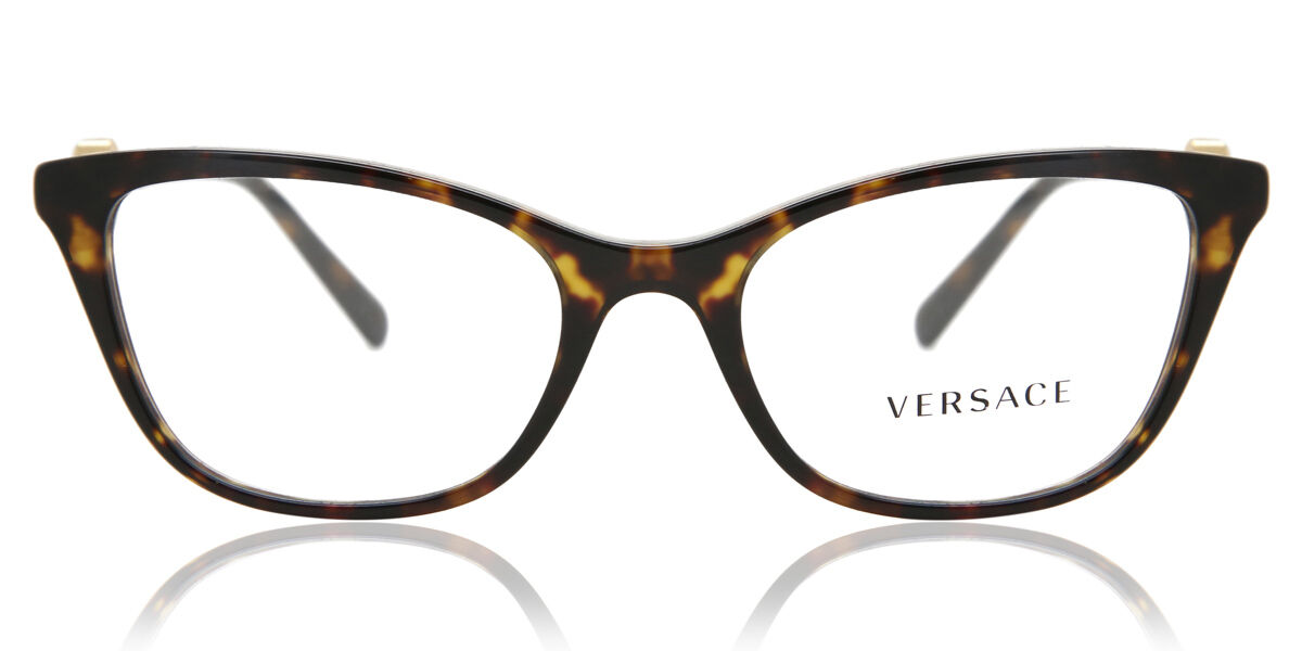Image of Versace VE3293 108 Óculos de Grau Tortoiseshell Feminino BRLPT