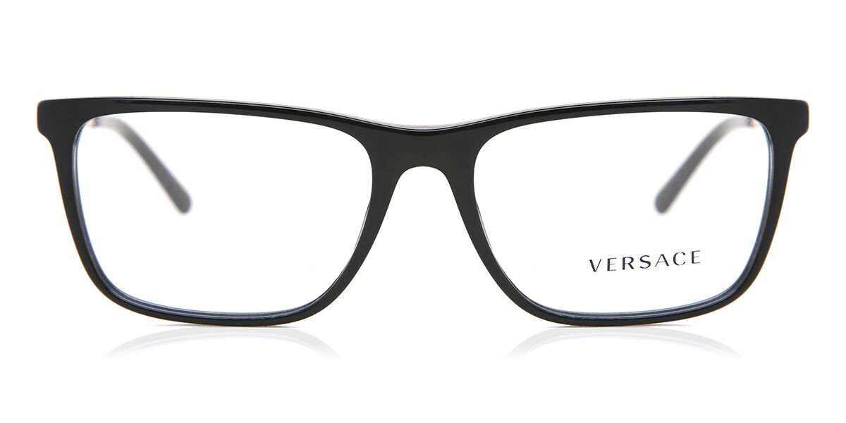 Image of Versace VE3301 GB1 Óculos de Grau Pretos Masculino BRLPT