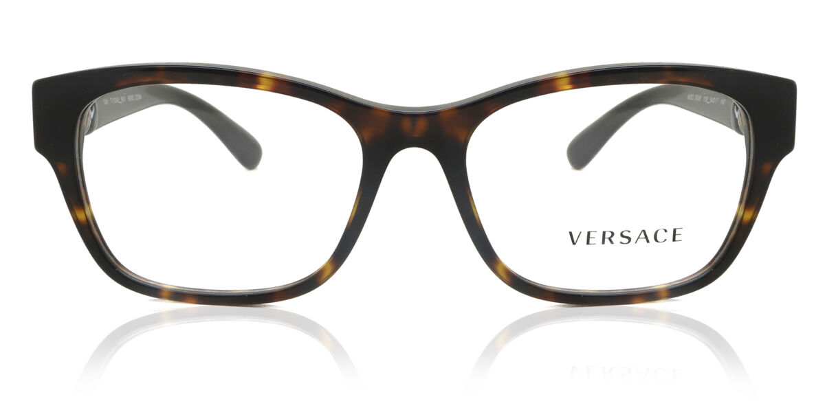 Image of Versace VE3306 108 Óculos de Grau Tortoiseshell Feminino PRT