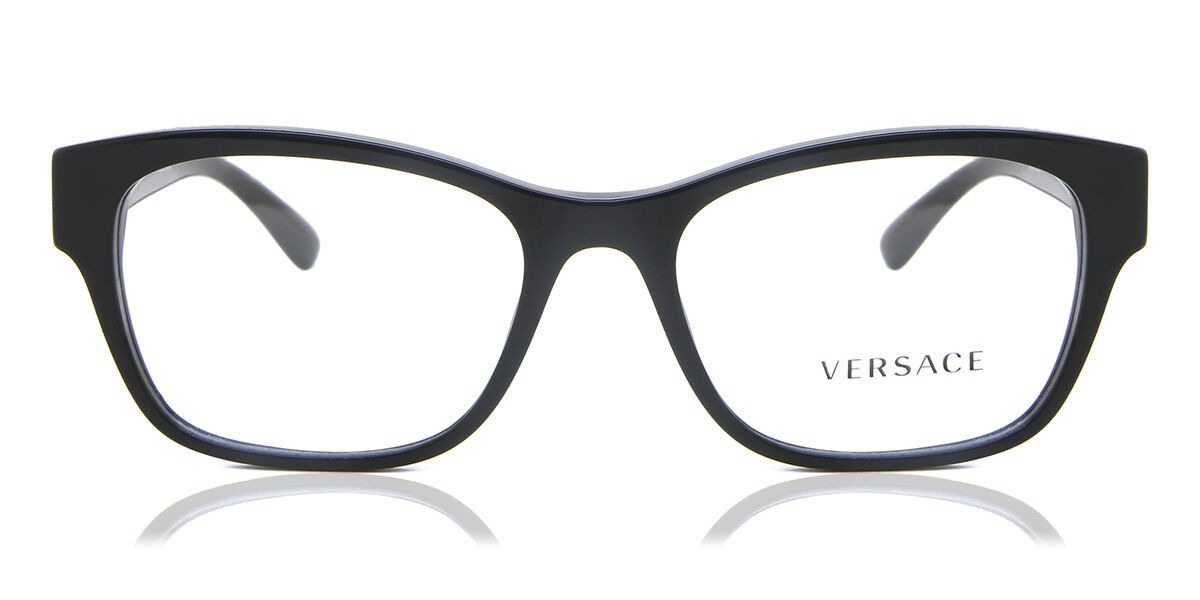 Image of Versace VE3306 GB1 Óculos de Grau Pretos Feminino PRT