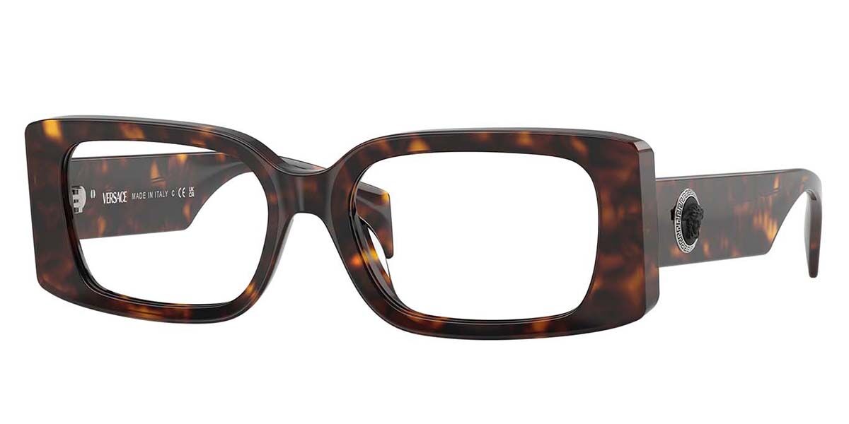 Image of Versace VE3362U 108 Óculos de Grau Tortoiseshell Feminino PRT