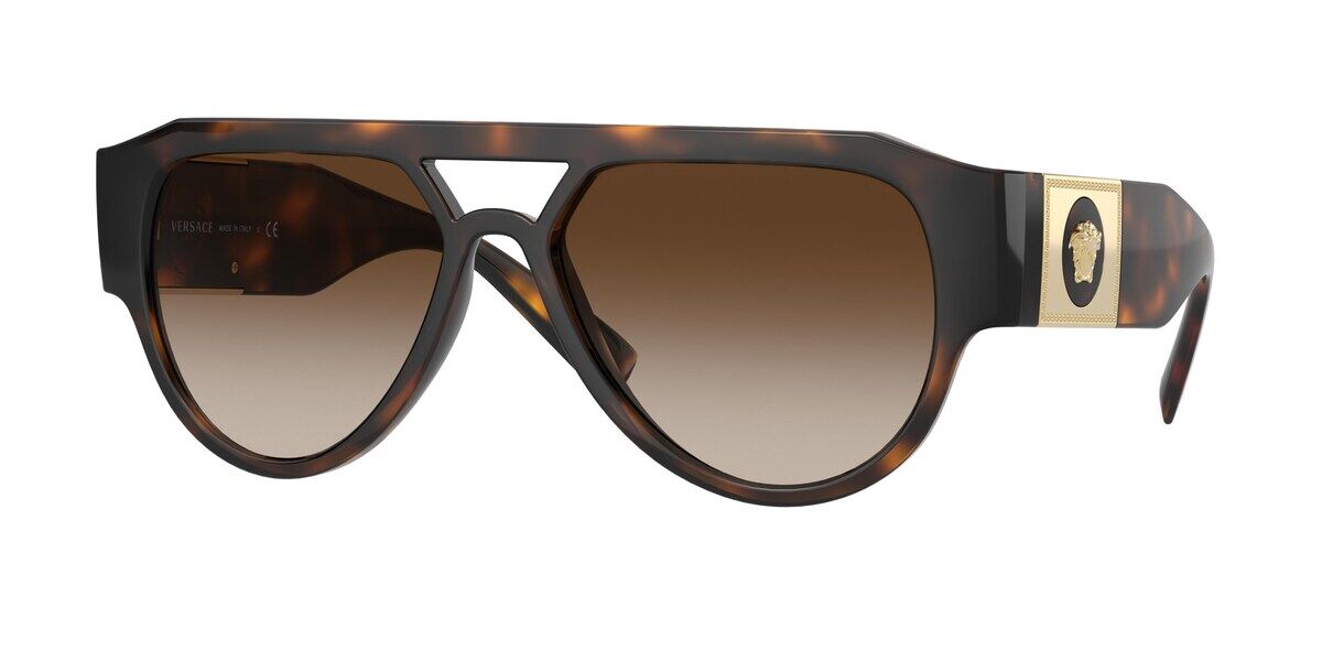 Image of Versace VE4401 108/13 57 Lunettes De Soleil Homme Tortoiseshell FR