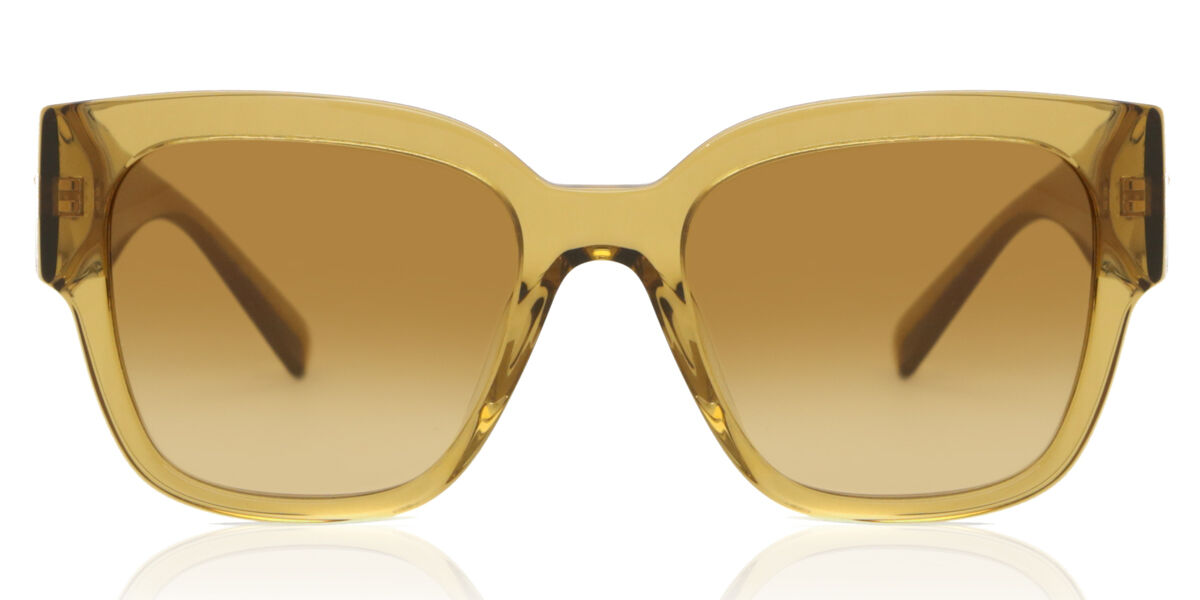 Image of Versace VE4437U 53472L 54 Lunettes De Soleil Femme Jaunes FR