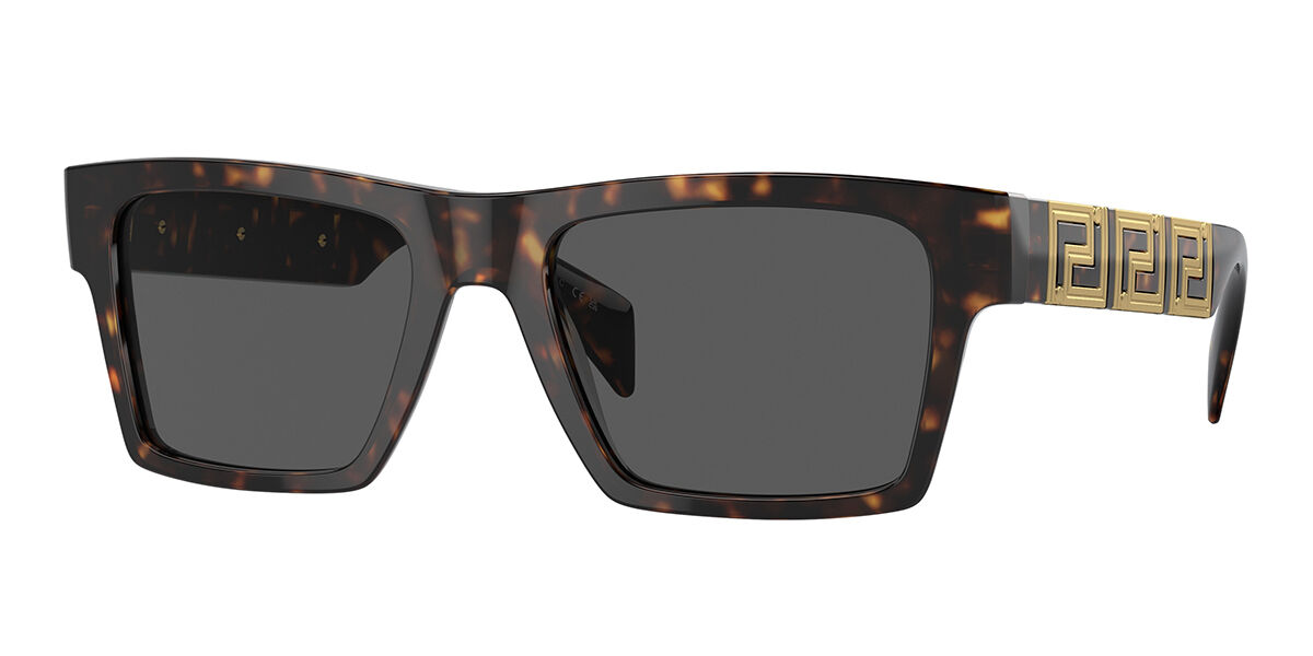 Image of Versace VE4445F Asian Fit 108/87 Óculos de Sol Tortoiseshell Masculino PRT