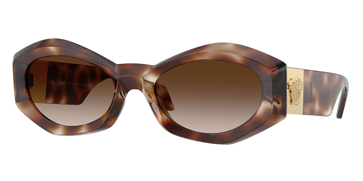 Image of Versace VE4466U 54613B Óculos de Sol Tortoiseshell Feminino PRT