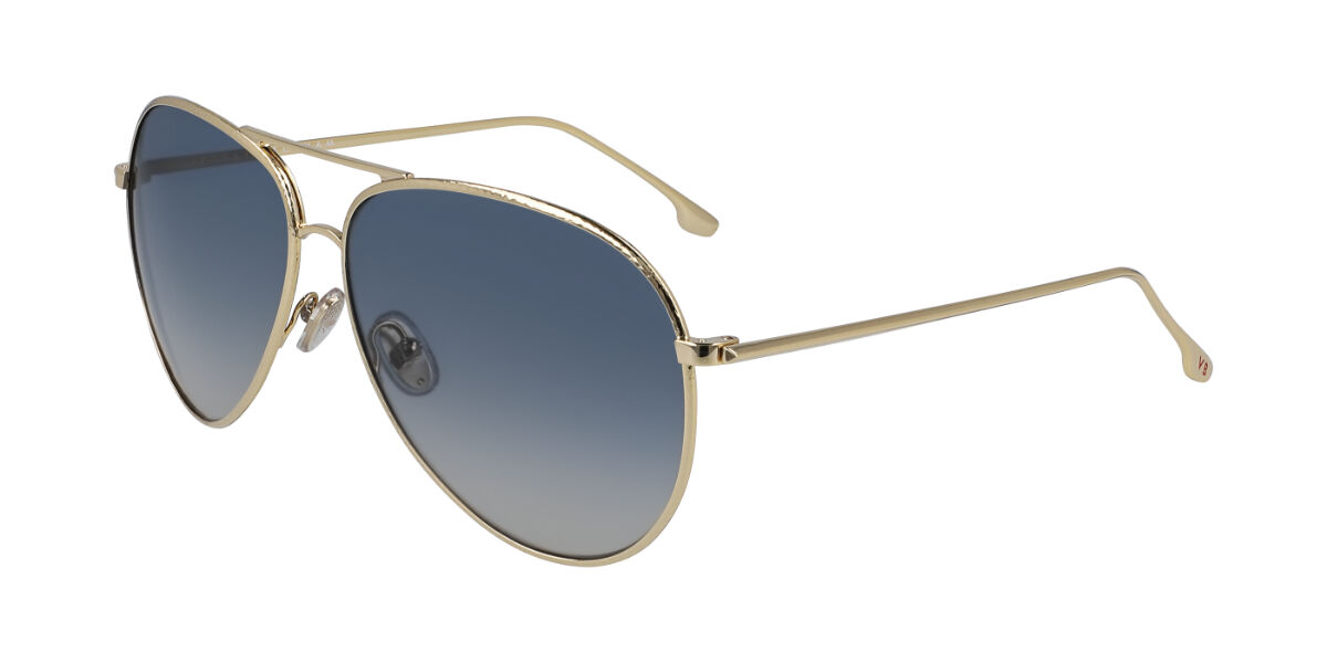 Image of Victoria Beckham VB203S 706 62 Lunettes De Soleil Femme Dorées FR