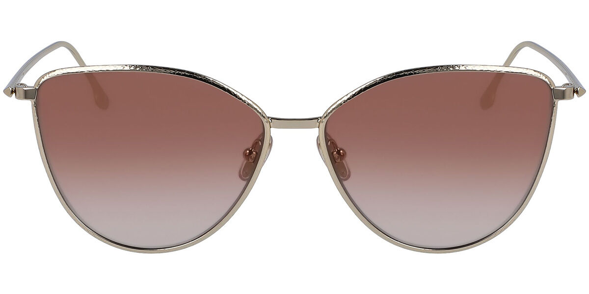 Image of Victoria Beckham VB209S 722 Óculos de Sol Dourados Feminino BRLPT