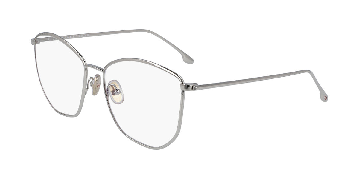 Image of Victoria Beckham VB2105 040 Óculos de Grau Prata Feminino BRLPT