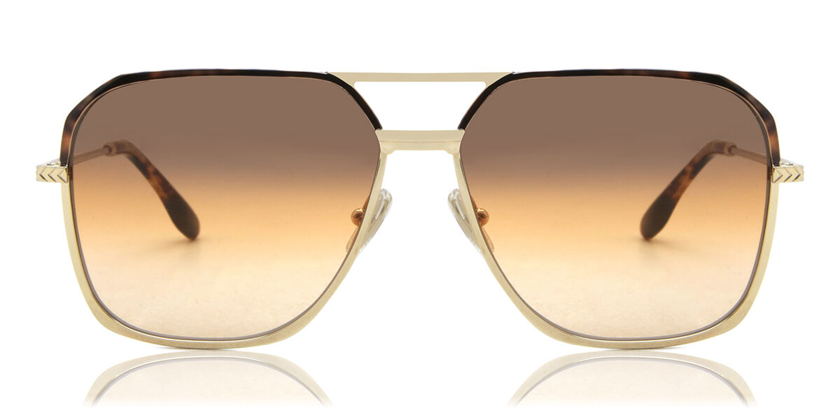 Image of Victoria Beckham VB212S 712 59 Lunettes De Soleil Femme Dorées FR