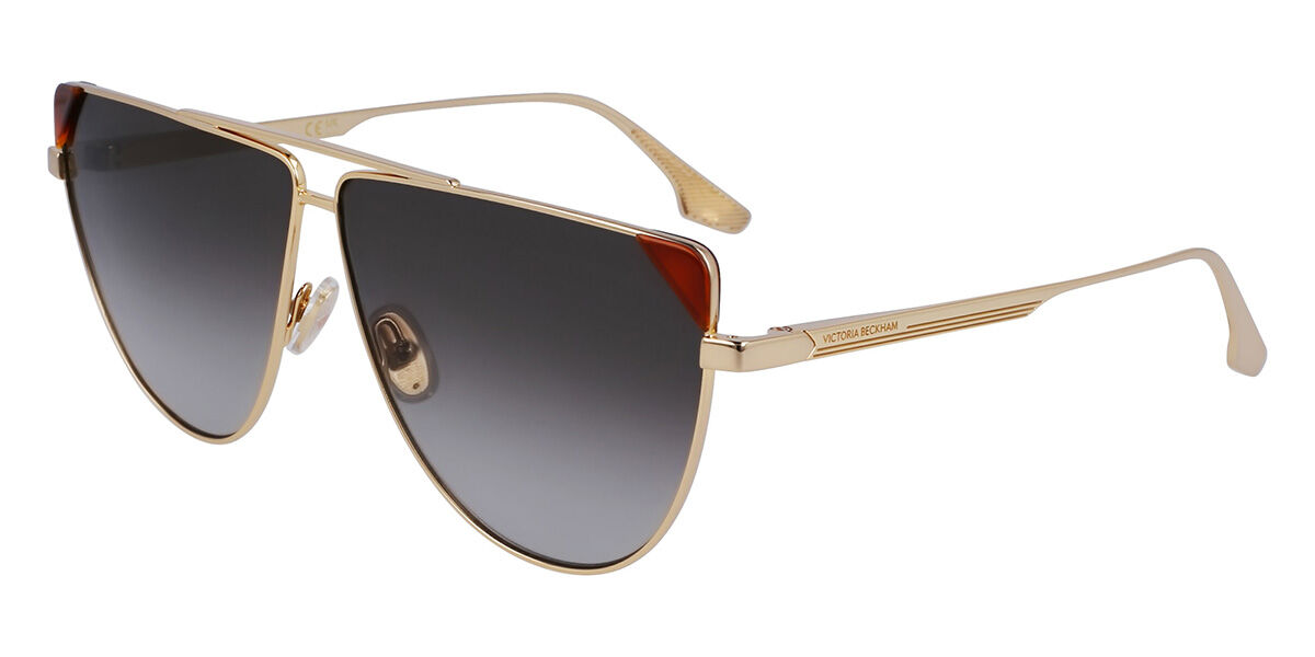 Image of Victoria Beckham VB239S 222 Óculos de Sol Dourados Feminino BRLPT