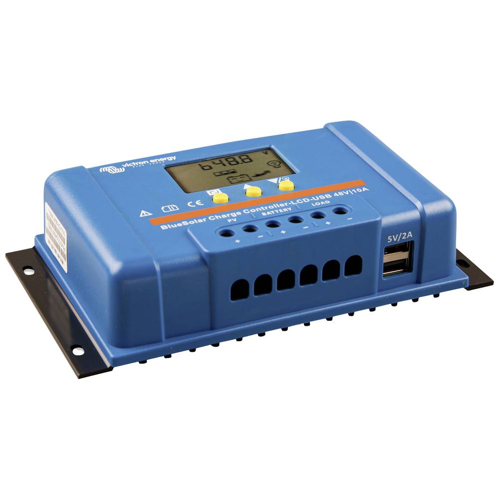 Image of Victron Energy Blue-Solar PWM-LCD&USB Charge controller PWM 12 V 24 V 48 V 30 A