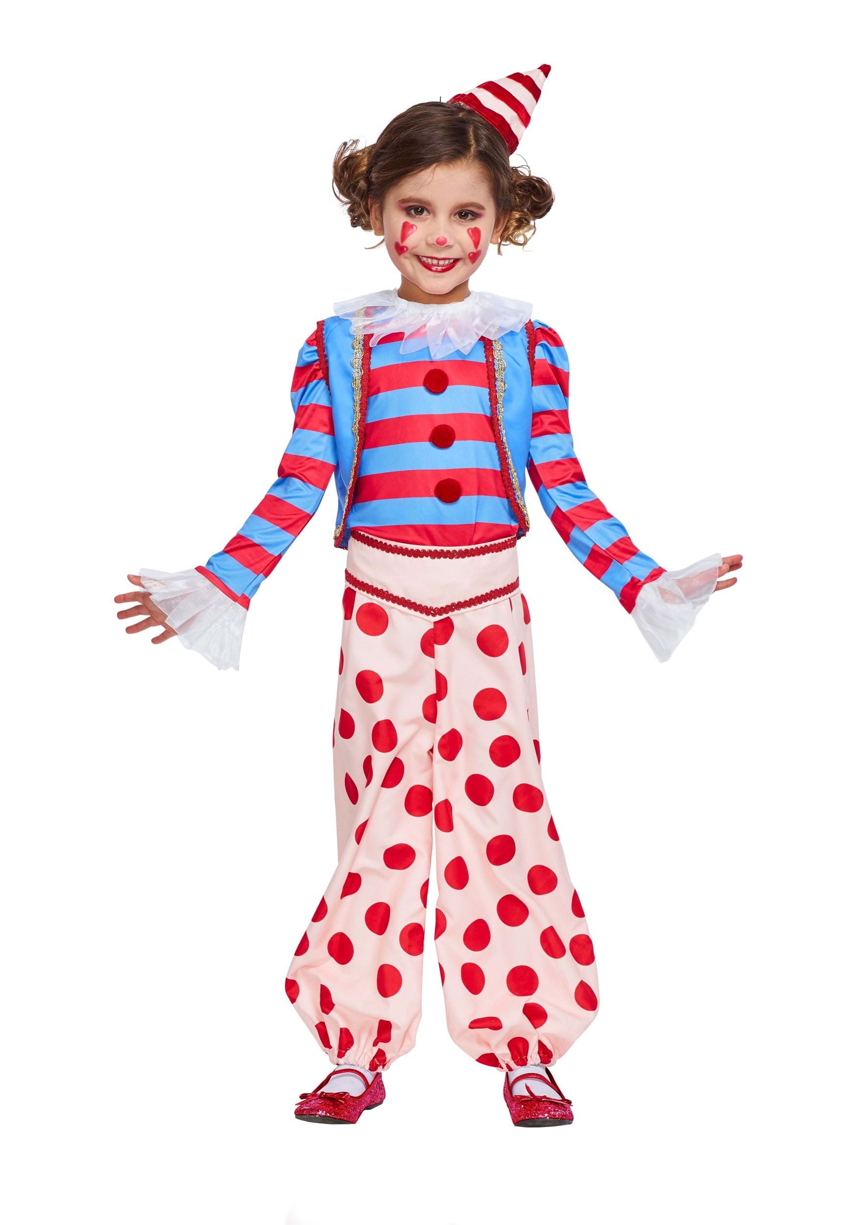 Image of Vintage Clown Girl's Costume ID SG40211-S