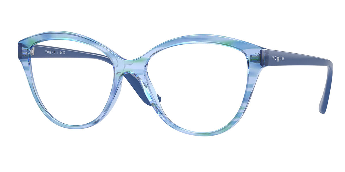 Image of Vogue Óculos de Grau VO5489 3060 Óculos de Grau Azuis Feminino PRT