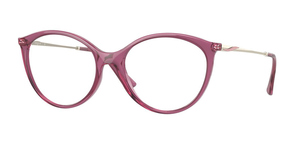 Image of Vogue Eyewear VO5387F Asian Fit 2798 53 Purple Glasögon (Endast Båge) Kvinna SEK