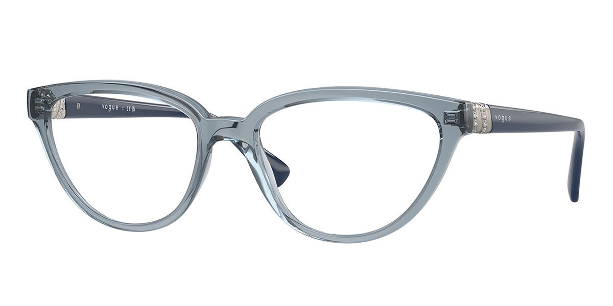 Image of Vogue Eyewear VO5517B 2966 54 Blåa Glasögon (Endast Båge) Kvinna SEK