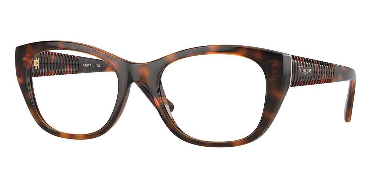 Image of Vogue Eyewear VO5569 W656 53 Sköldpaddemönstradeshell Glasögon (Endast Båge) Kvinna SEK