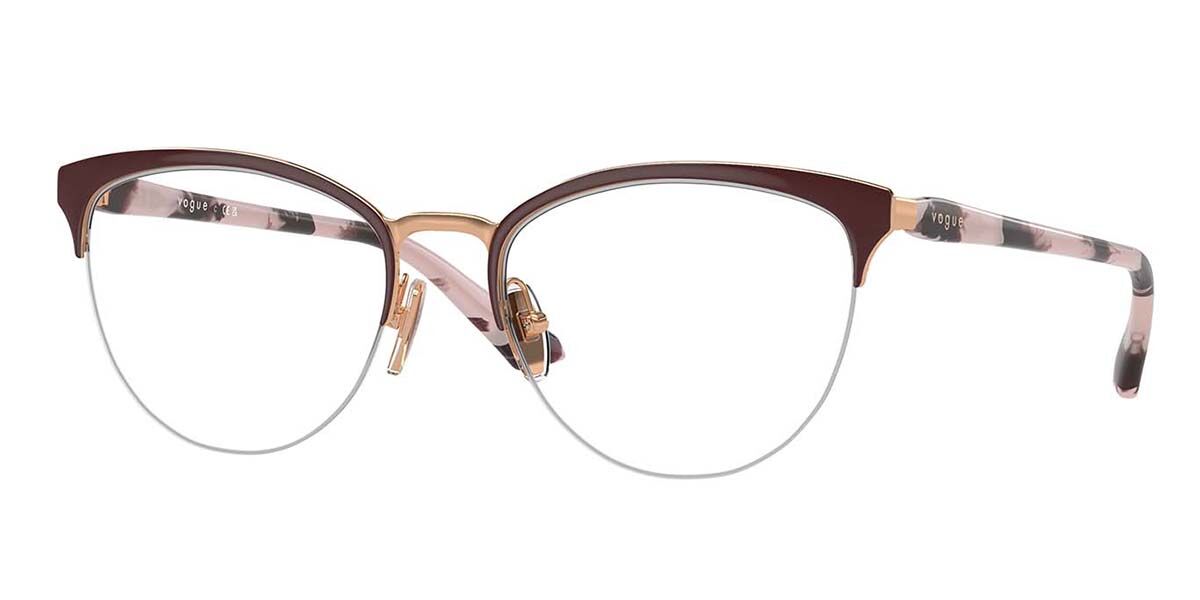 Image of Vogue Okulary Korekcyjne VO4304 5170 53 Burgundy Damskie Okulary Korekcyjne PL