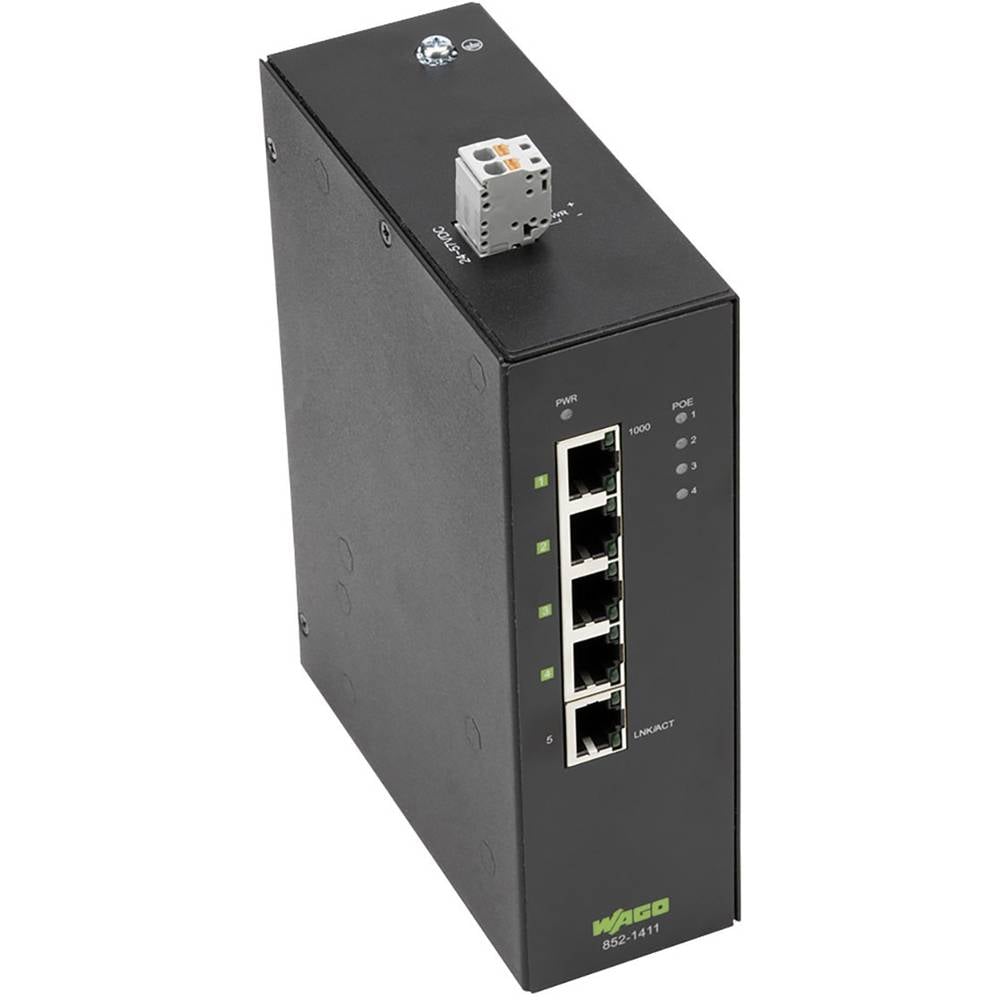 Image of WAGO 852-1411 Industrial Ethernet switch