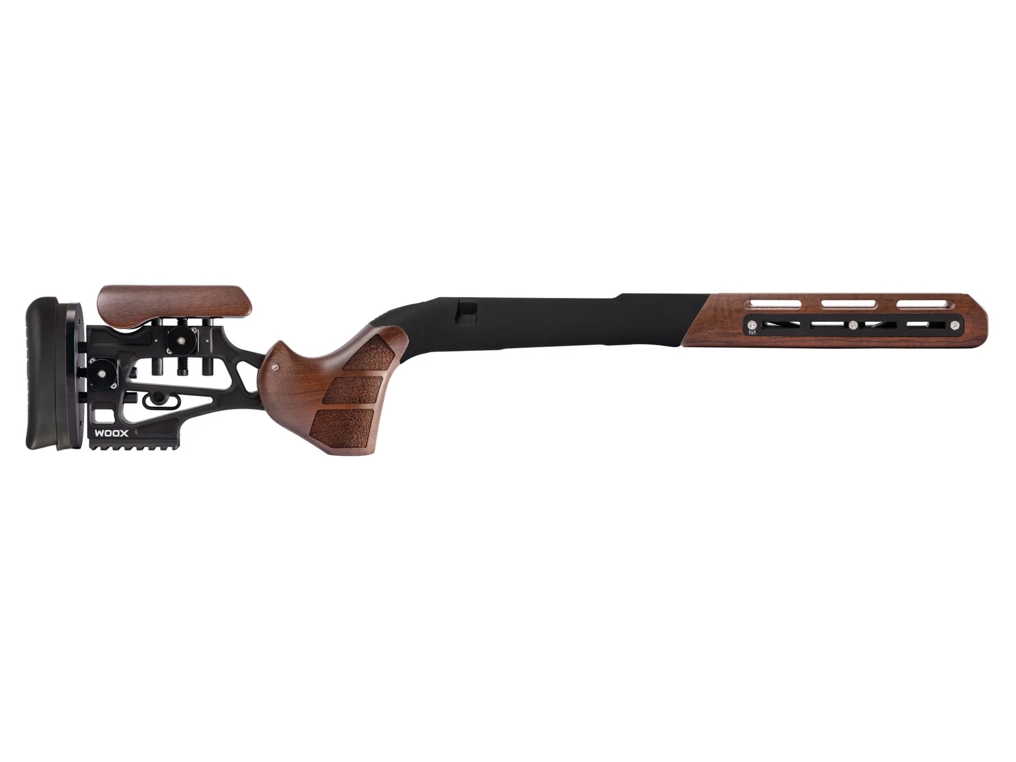 Image of WOOX Furiosa Rifle Chassis for Howa 1500 Walnut ID 810069390215