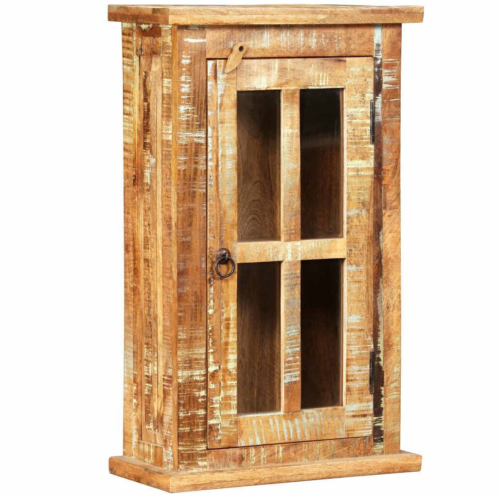 Image of Wall Cabinet Solid Reclaimed Wood 173"x83"x283"