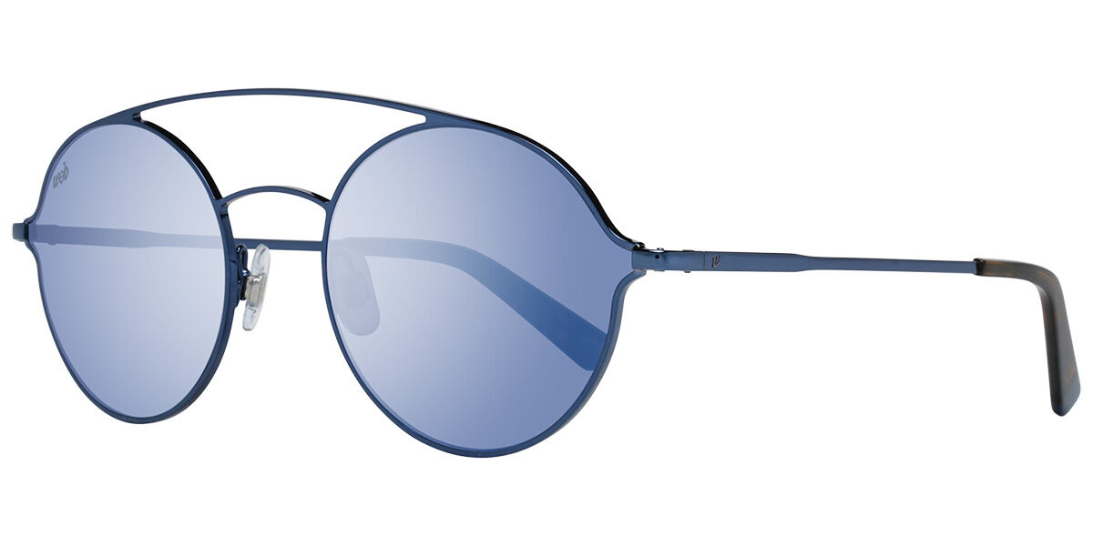 Image of Web WE0220 90X 56 Lunettes De Soleil Homme Bleues FR