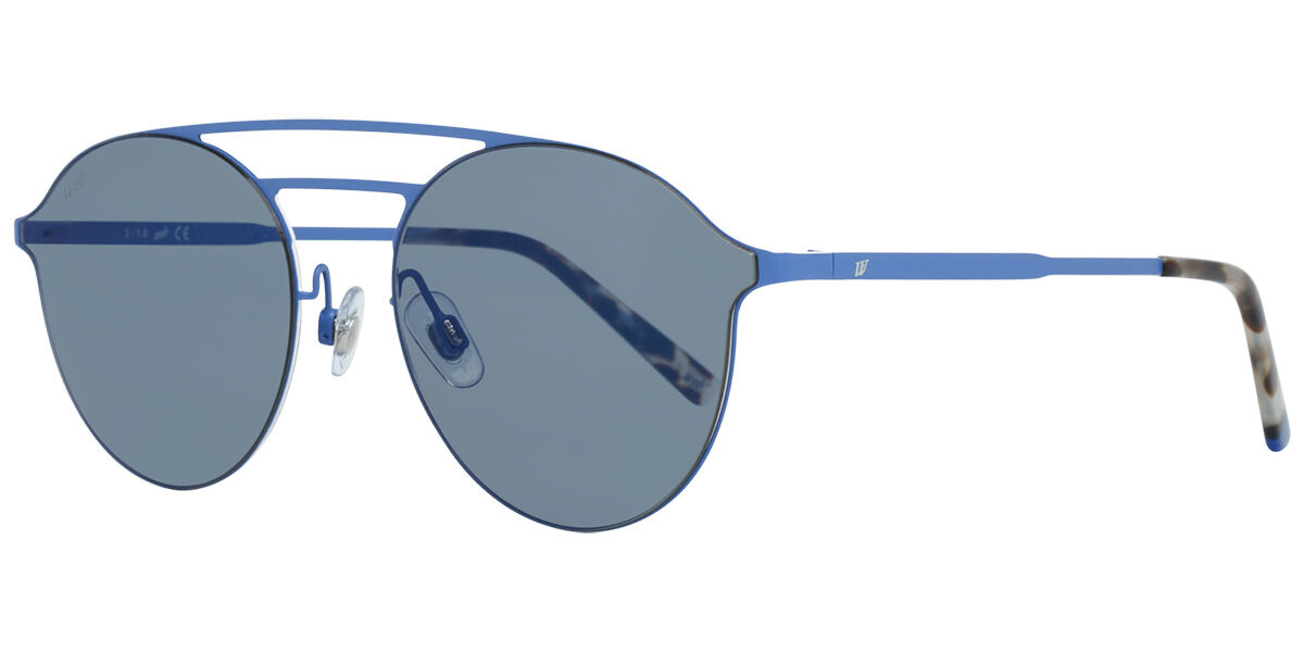 Image of Web WE0249 91C 58 Lunettes De Soleil Homme Bleues FR