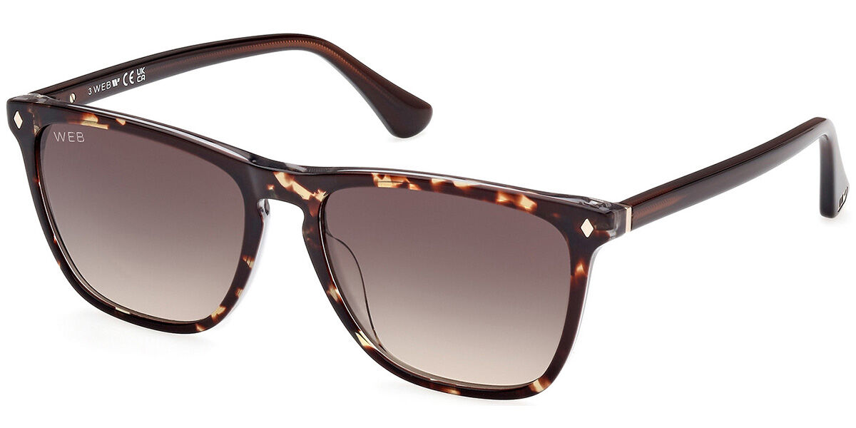 Image of Web WE0363 56B Óculos de Sol Tortoiseshell Masculino BRLPT