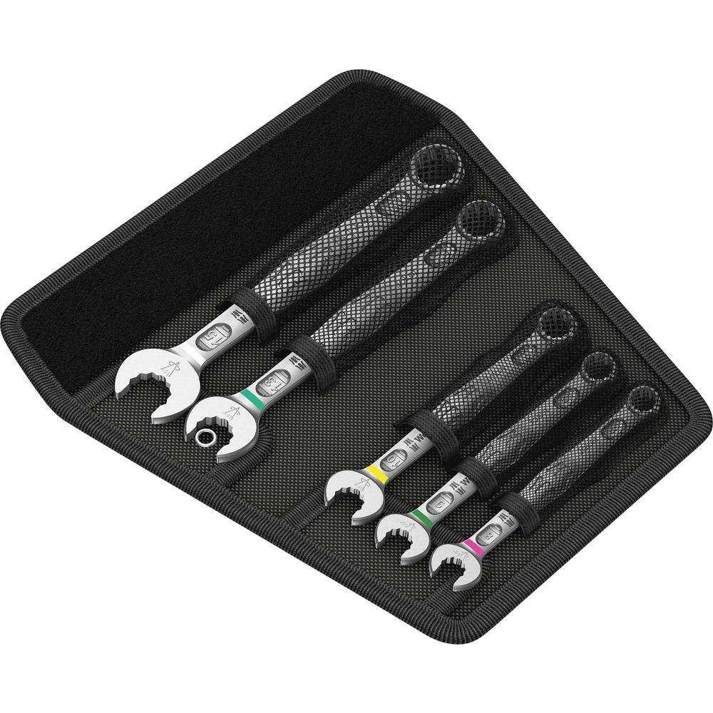 Image of Wera 05004178001 Bicycle Set 10 Crowfoot wrench set 5-piece