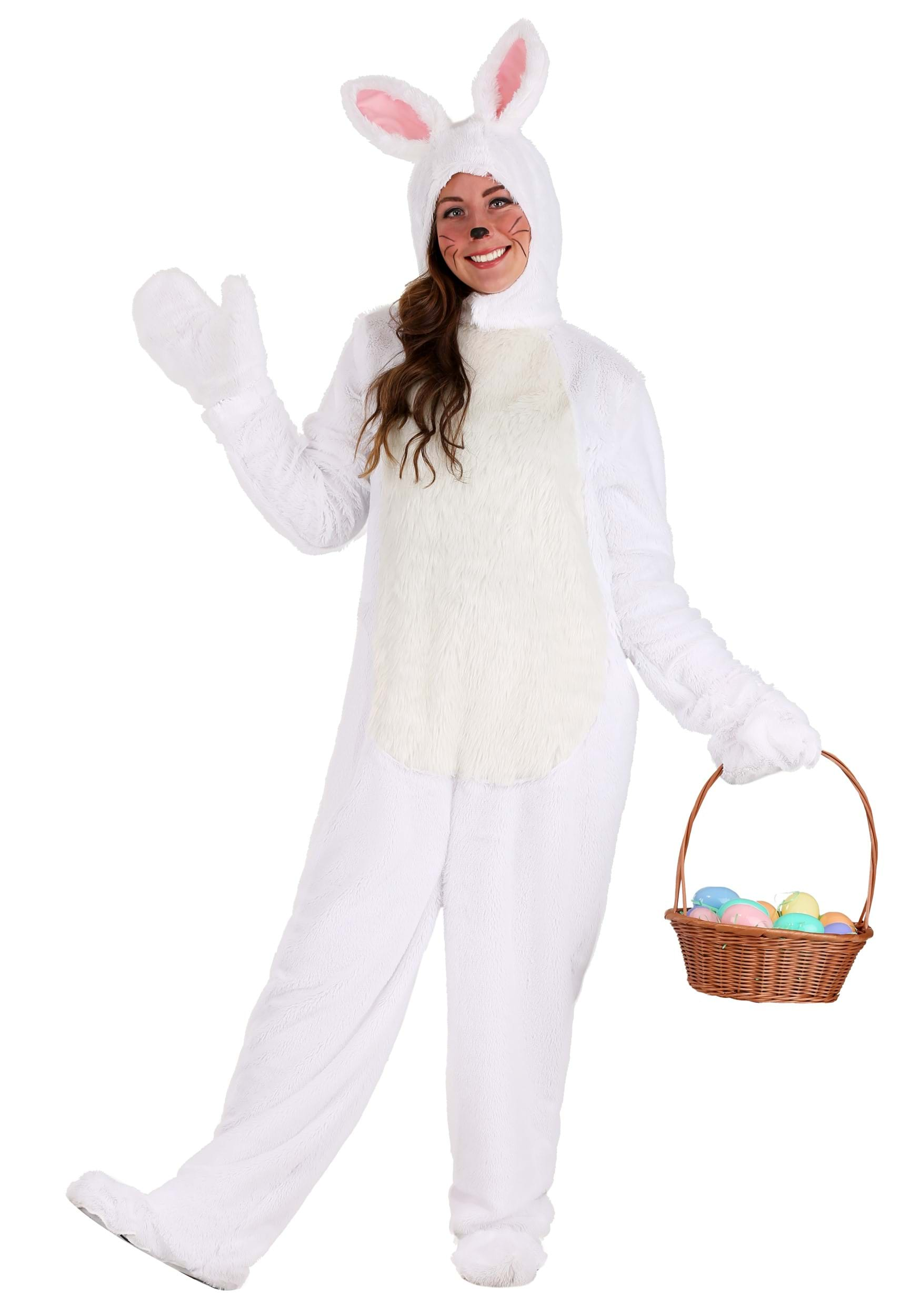 Image of White Bunny Adult Costume ID FUN1603AD-XL