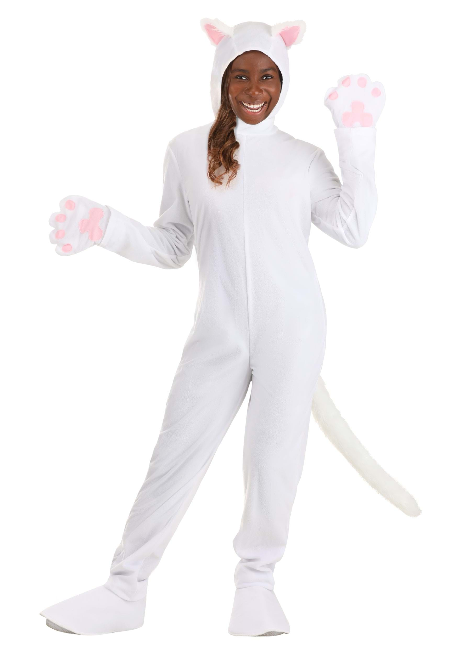 Image of White Cat Adult Costume ID FUN2575AD-S