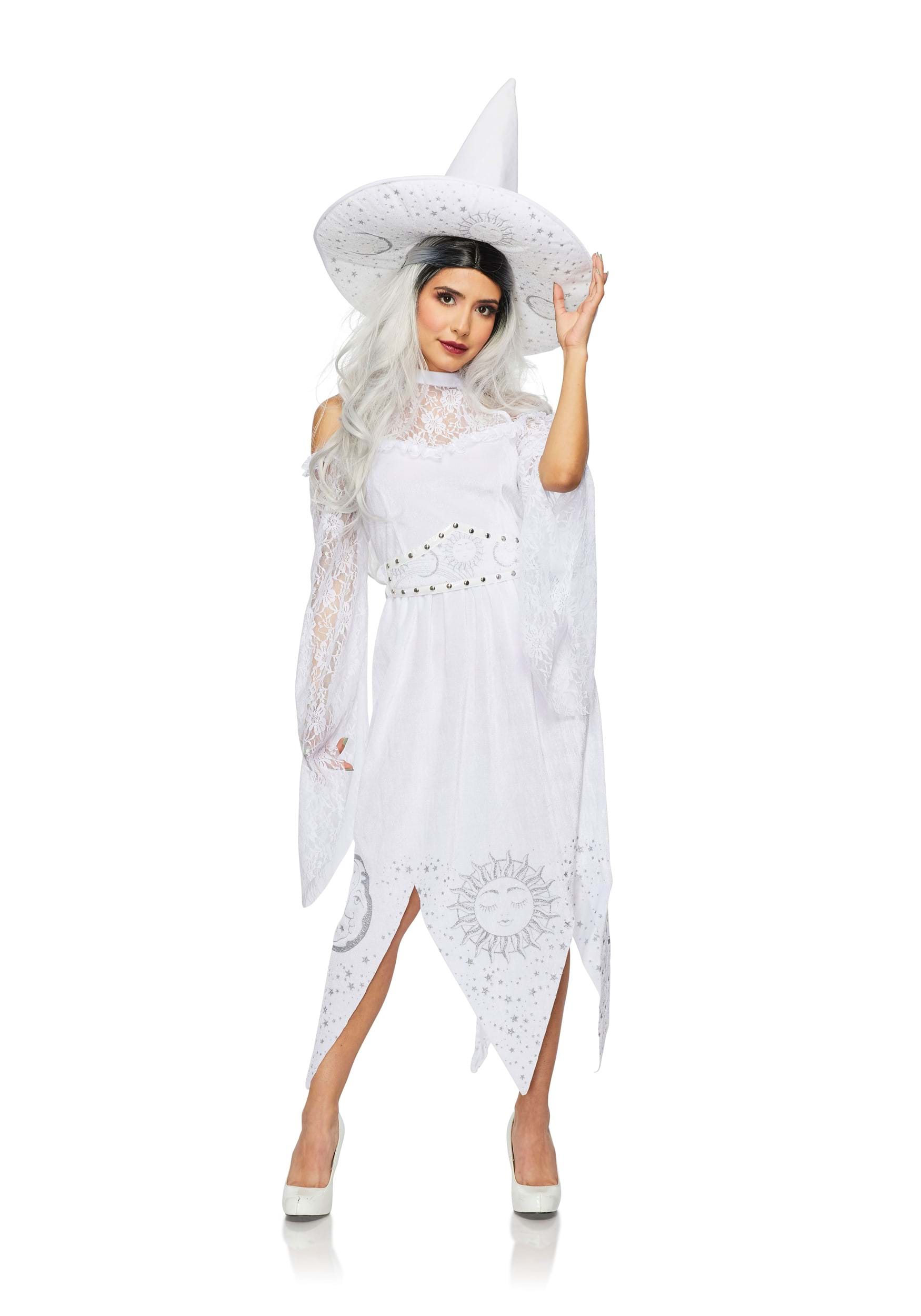 Image of White Mystic Witch Costume for Women ID SG90257W-S