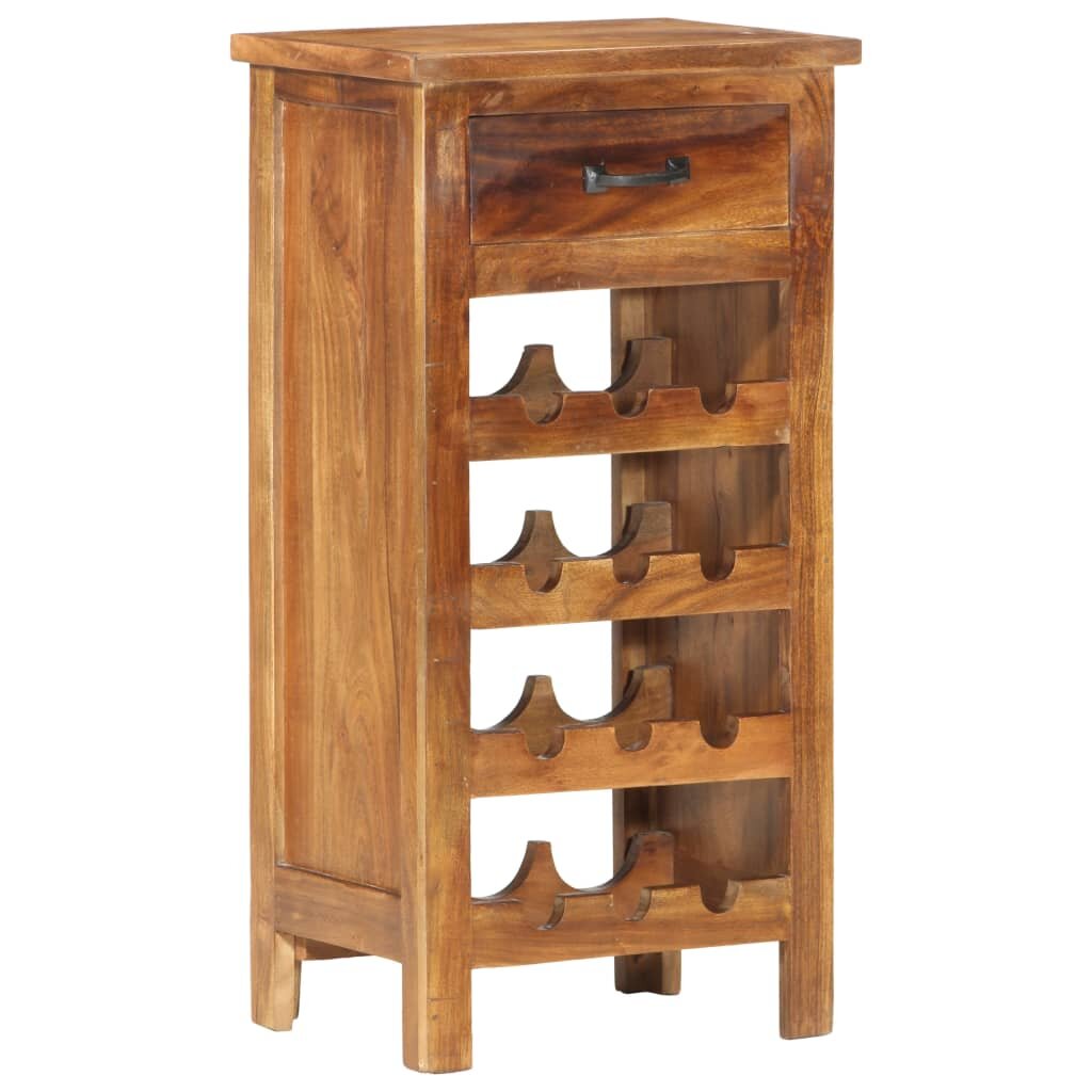 Image of Wine Cabinet 157"x118"x315" Solid Acacia Wood