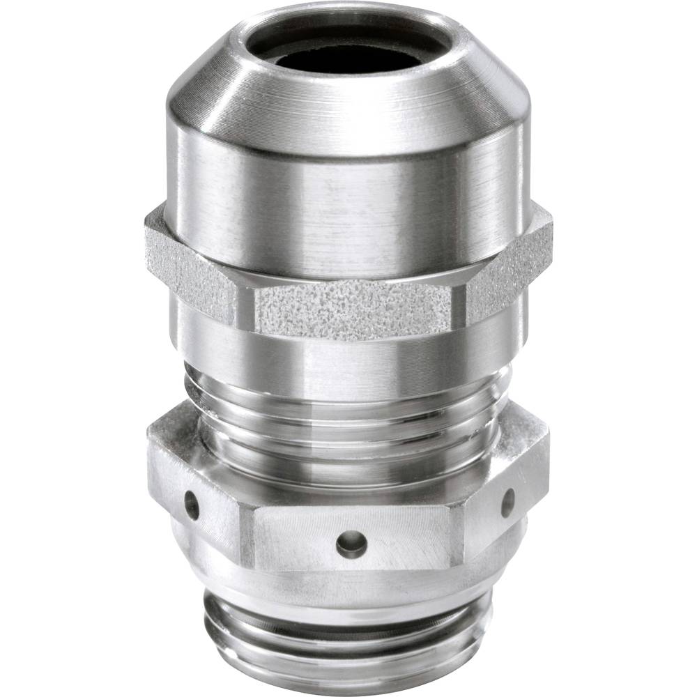 Image of Wiska 10069408 Cable gland shockproof with strain relief with seal M25 Steel (stainless) Ecru 1 pc(s)
