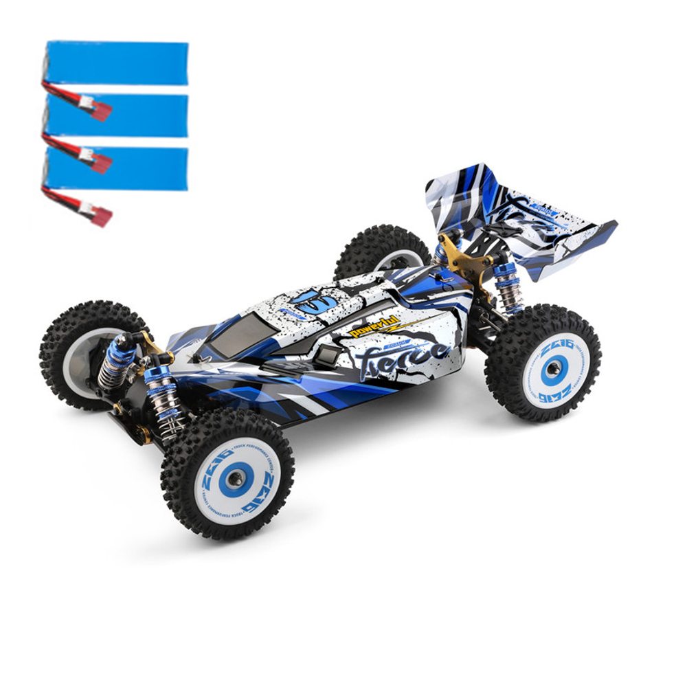 Image of Wltoys 124017 Brushless V2 Upgraded Several 2200mAh Battery RTR 1/12 24G 4WD 70km/h RC Car Vehicles Metal Chassis Model