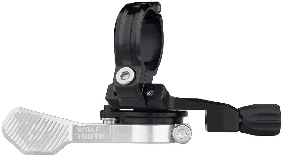 Image of Wolf Tooth ReMote Pro Dropper Post Lever - 222mm Clamp Silver