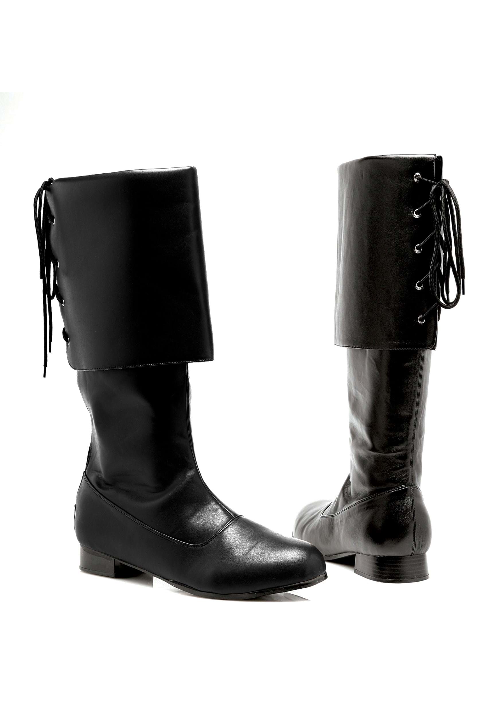 Image of Women's Black Pirate Boots ID EE121SPARROW-L