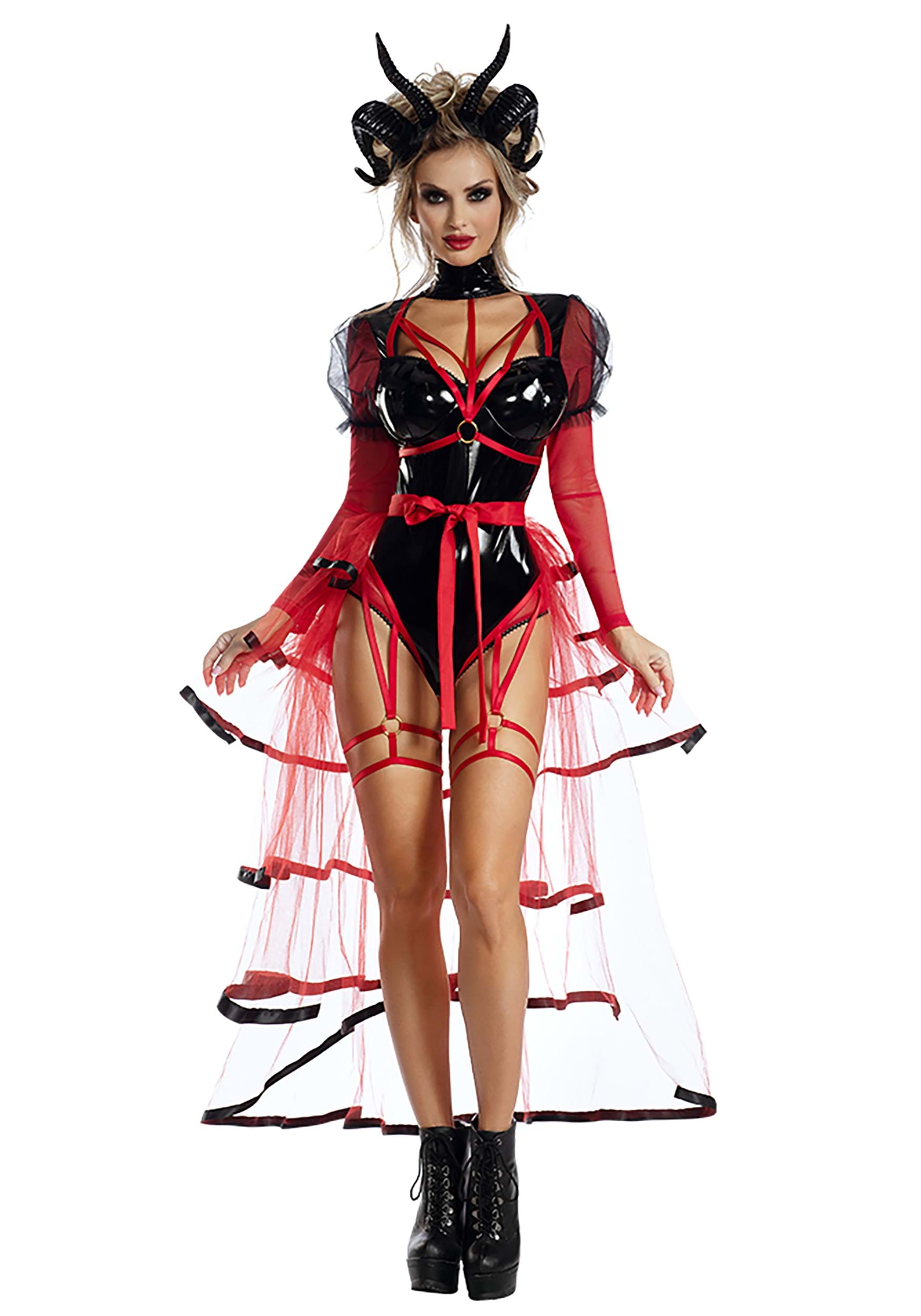 Image of Women's Hellhound Demon Costume ID PKPK2111-XL