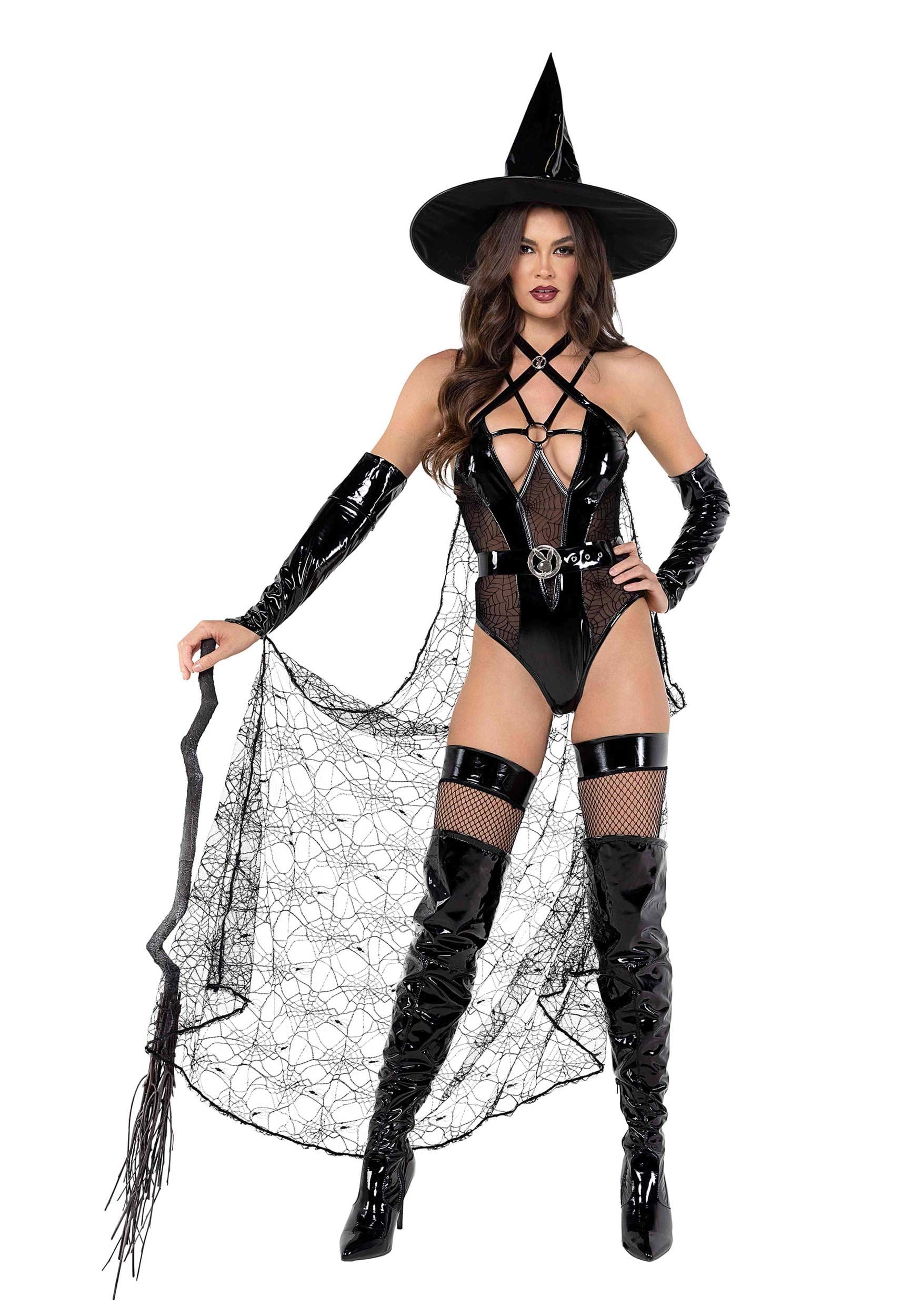 Image of Women's Playboy Bunny Wicked Witch Costume ID ROPB113-XL