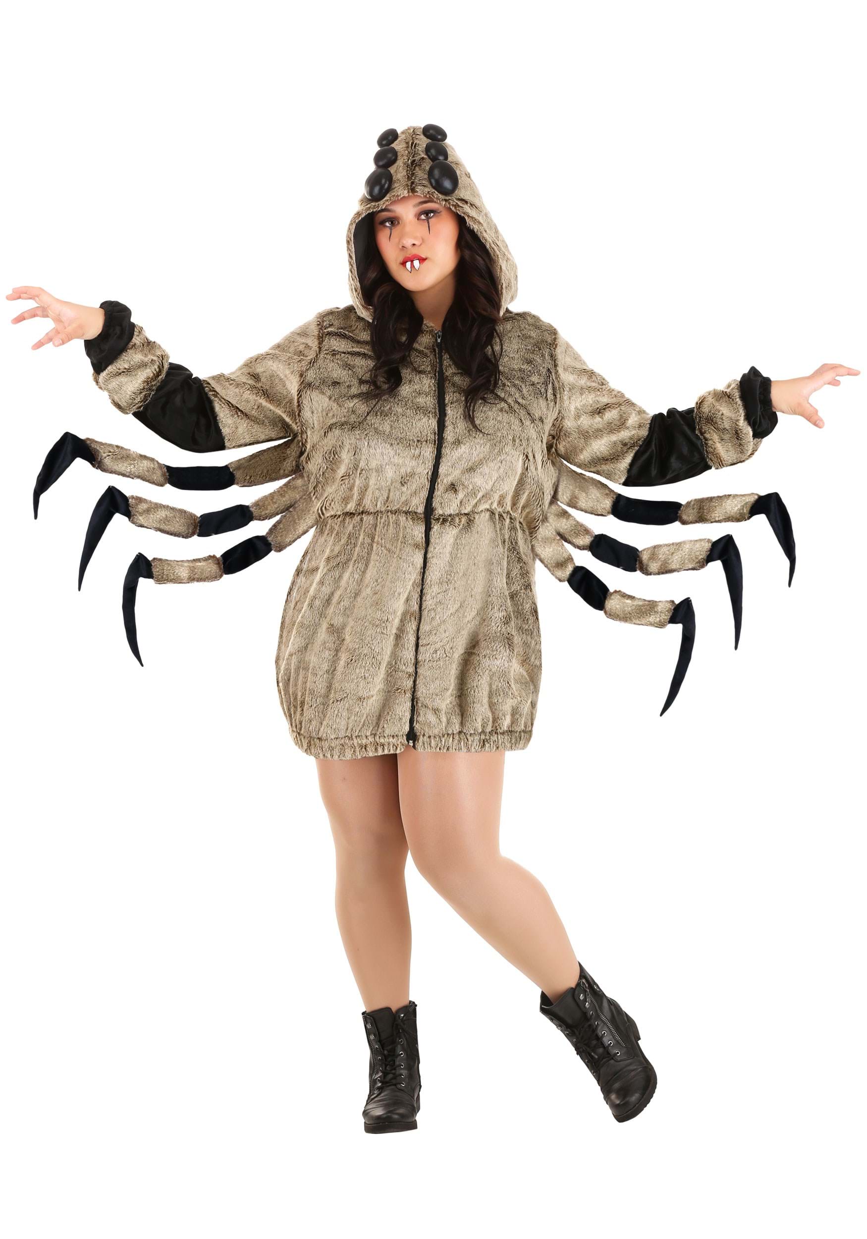 Image of Women's Plus Size Cozy Tarantula Costume ID FUN2631PL-3X