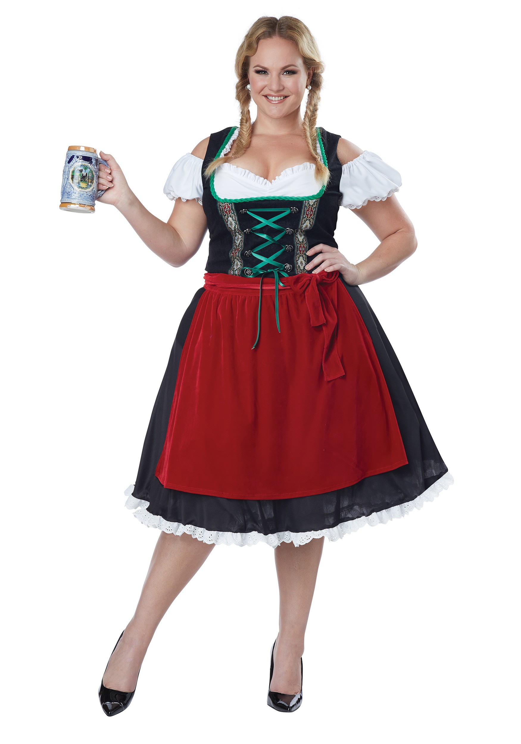 Image of Women's Plus Size Oktoberfest Fraulein Costume ID CA01751-1X