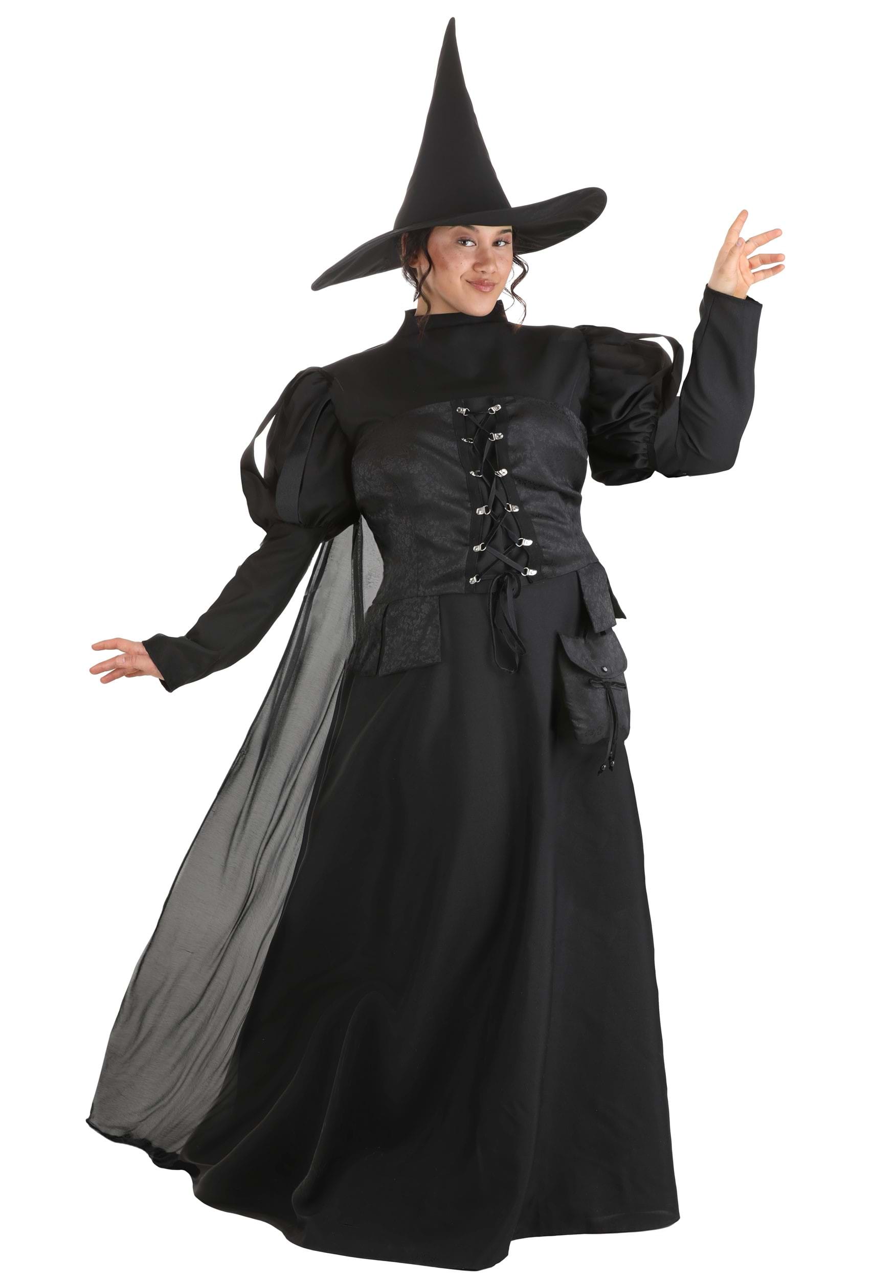 Image of Women's Premium Plus Size Wayward Witch Costume ID FUN3822PL-3X