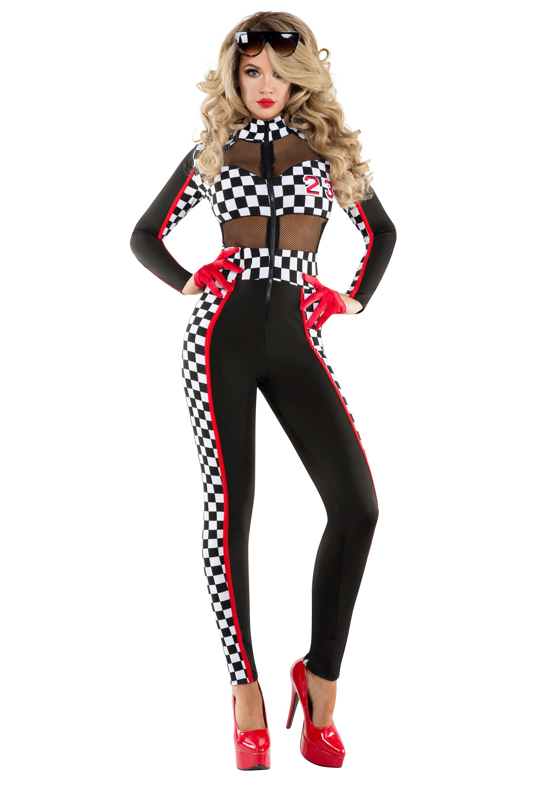 Image of Women's Racy Racer Costume ID SLS6097-S